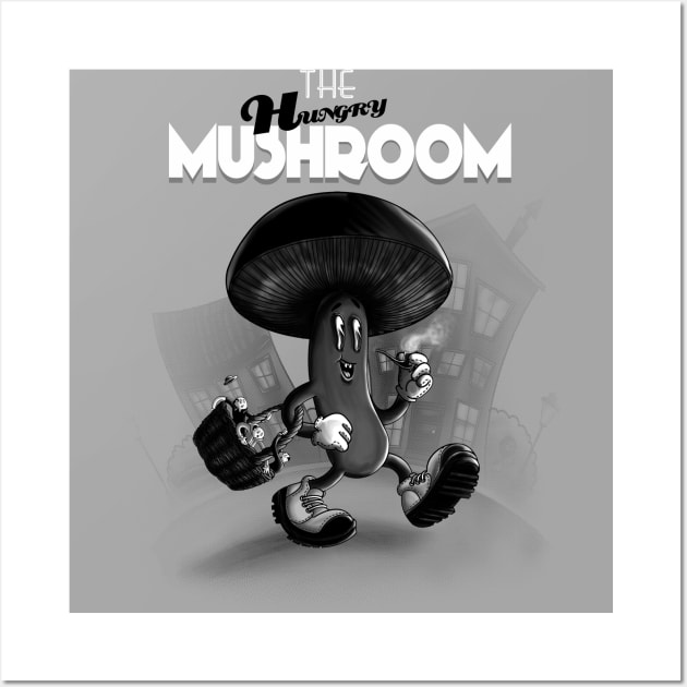 The Hungry Mushroom Wall Art by Vinsse